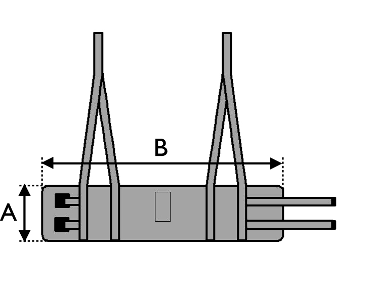 Standing Transfer Vest Sizing Diagram